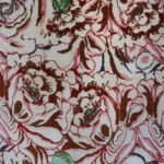 Persian Handknotted Rose Carpet - Image 4