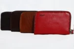 Hand-stitched Leather Card Wallet