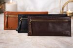 Hand-stitched Leather Cosmetic Bag-Sirin