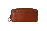 Hand-stitched Leather Cosmetic Bag-Arvak - Image 3