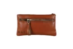 Hand-stitched Leather Cosmetic Bag - Image 2